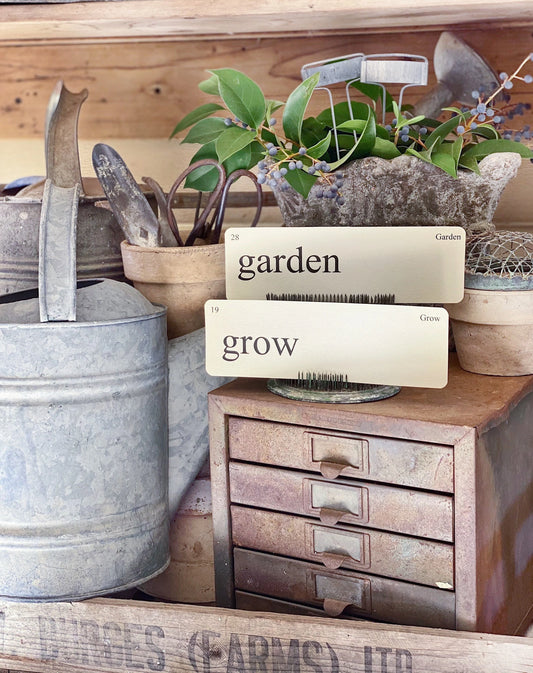 GARDEN Flash Cards